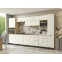 Armário Aéreo Kappesberg Lótus 1 porta basculante J751 Freijó/ Off White 