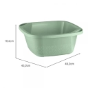 Bacia de Plástico 14L UZ409 UZ Verde Menta