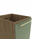 Balcão 1 Porta Botanic Kappesberg M621 Nogueira e Verde Oliva