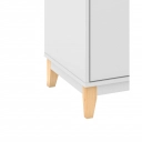 Balcão 2 portas Legno LE6009 Movelbento Branco
