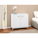 Balcão 2 portas Legno LE6009 Movelbento Branco