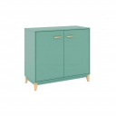 Balcão 2 portas Legno LE6009 Movelbento Oliva