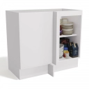 Balcão de Canto Cozinha Kappesberg Maxxi G748 1 Porta Branco