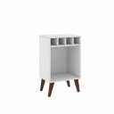 Balcão Retrô com Garrafeiro RT3142 Movelbento Branco