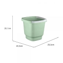 Balde de Plástico 12L UZ415 UZ Verde Menta