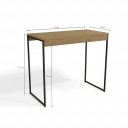 Bancada Industrial Kappesberg LI016 Freijó e Preto Fosco