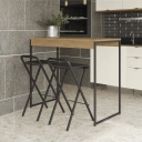 Bancada Industrial Kappesberg LI016 Freijó e Preto Fosco