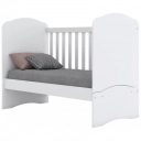 Berço e Mini Cama Henn Bala de Menta I02-10 Branco