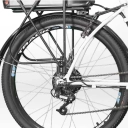 Bicicleta Elétrica Tke Track Aro 26 Branco e Azul