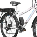 Bicicleta Elétrica Tke Track Aro 26 Branco e Azul