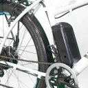 Bicicleta Elétrica Tke Track Aro 26 Branco e Azul