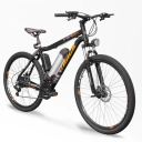 Bicicleta Elétrica Tke Track Aro 29 Preta e Laranja