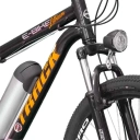 Bicicleta Elétrica Tke Track Aro 29 Preta e Laranja