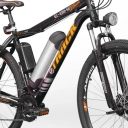 Bicicleta Elétrica Tke Track Aro 29 Preta e Laranja