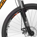 Bicicleta Elétrica Tke Track Aro 29 Preta e Laranja