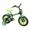 Bicicleta Track Arco iris Aro 12 Preto/ Verde