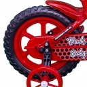 Bicicleta Tracktor Ladybug Aro 12 Vermelha e Preta