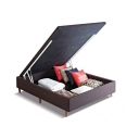 Box Casal Com Sommier Kappesberg BAU009 138x188cm - Marrom