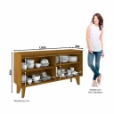 Buffet Aparador Henn Quartzo Nature/ Off white