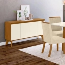 Buffet Aparador Henn Quartzo Nature/ Off white