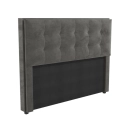 Cabeceira Com Botões Kappesberg Cama Box 140cm Chumbo