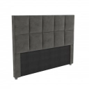 Cabeceira Quadriculada Kappesberg Cama Box 160cm Chumbo