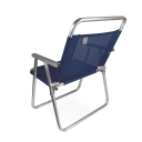 Cadeira de praia em Alumínio Oversize 140kg Azul