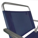 Cadeira de praia em Alumínio Oversize 140kg Azul