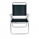 Cadeira master plus alumínio Mor Preta-2152