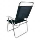Cadeira master plus alumínio Mor Preta-2152
