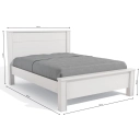 Cama De Casal Sem Colchão S819 Kappesberg Branco