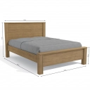 Cama De Casal Sem Colchão S819 Kappesberg Freijó