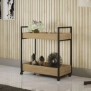 Carrinho Multiuso Industrial Kappesberg LI026 Freijó e Preto Fosco