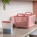 Cesto de Roupas 30 Litros UZ419 UZ Rosa