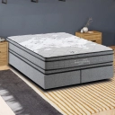 Colchão Kappesberg King Size Inverno Verão Molas Pocket 193x203x32 Cinza