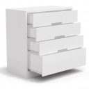 Cômoda 4 Gavetas S824 Kappesberg - Branco