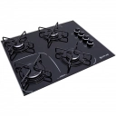 Cooktop 4 Bocas Agile Up Glass Atlas Preto