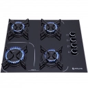 Cooktop 4 Bocas Agile Up Glass Atlas Preto