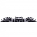 Cooktop 5 Bocas Chama Tripla Agile Up Glass Atlas Preto