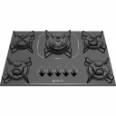 Cooktop 5 Bocas Chama Tripla Agile Up Glass Atlas Preto