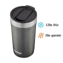 Copo Térmico Street 473ml com Tampa Cinza Contigo Copo Térmico Street 473ml com Tampa Cinza Contigo