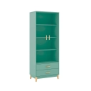 Cristaleira 2 portas 2 gavetas Legno LE6013 Movelbento Oliva