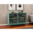 Cristaleira 4 portas Legno LE6020 Movelbento Oliva
