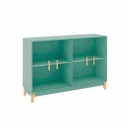 Cristaleira 4 portas Legno LE6020 Movelbento Oliva