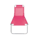 Espreguiçadeira Mor Alumínio Rosa