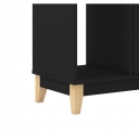 Estante 2 Portas 5 Prateleiras Legno LE6010 Movelbento Preto