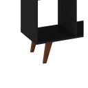 Estante Retrô 6 nichos RT3147 Movelbento Preto