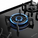 Fogão 5 Bocas Preto com Mesa de Vidro Atlas Agile Bivolt