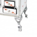 Fogão a Lenha Venancio N°02 Tradicional Porta Dupla Saida a Esquerda Branco Flor