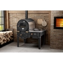 Forno com fogão a lenha Hidro Inox Interno FHIFI-MLE 